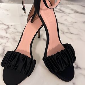SZ 10.5 J.Crew satin bow heels